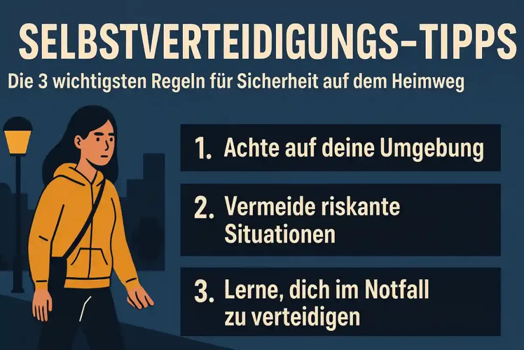 Selbstverteidigungs-Tipps für Sicherheit auf dem Heimweg