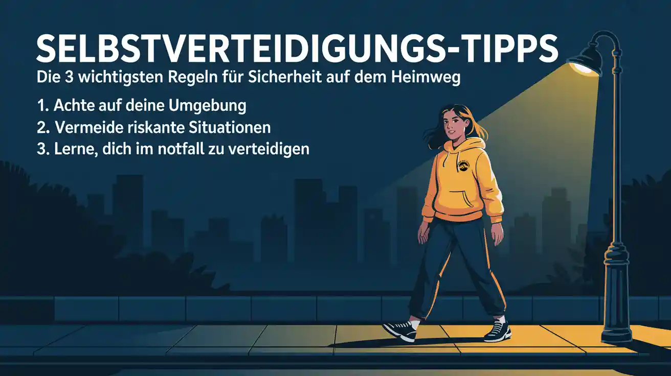 Selbstverteidigungs-Tipps für Sicherheit auf dem Heimweg
