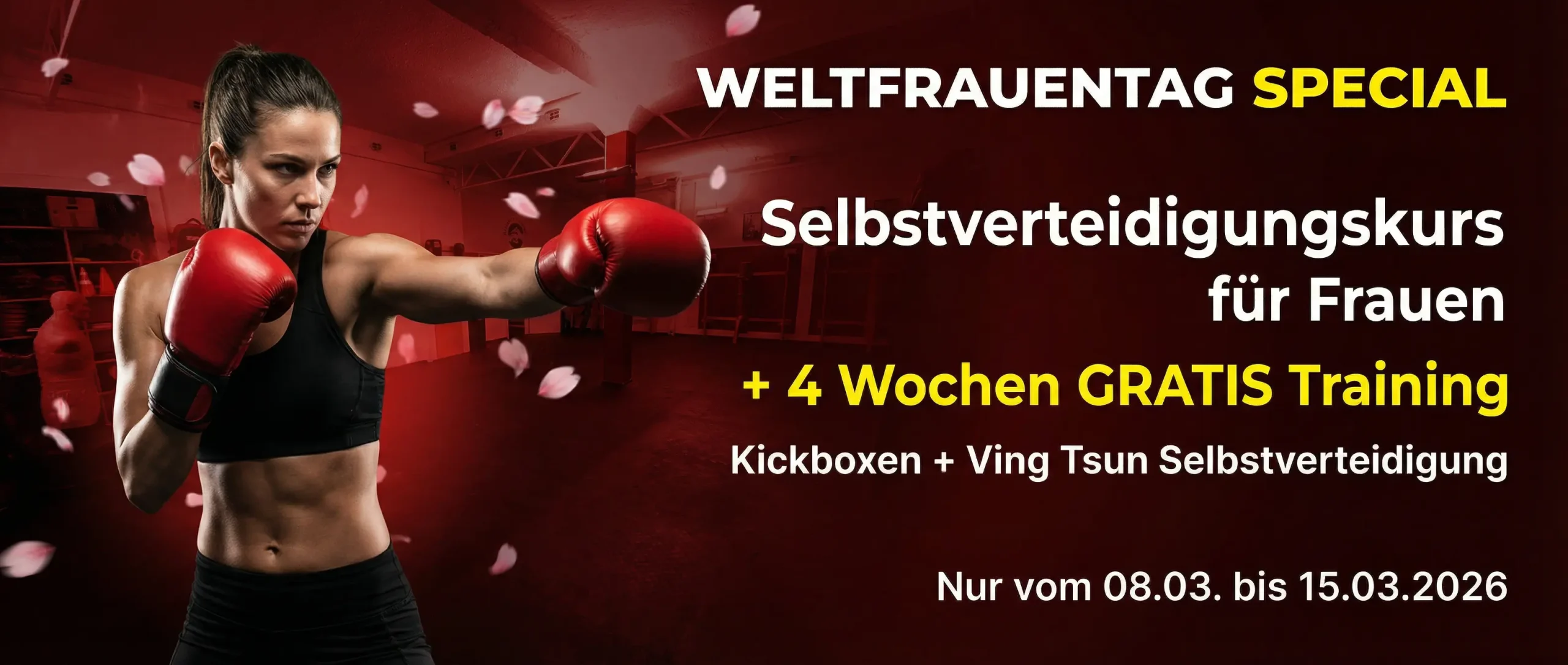 Selbstverteidigungskurs für Frauen Special Weltfrauentag München