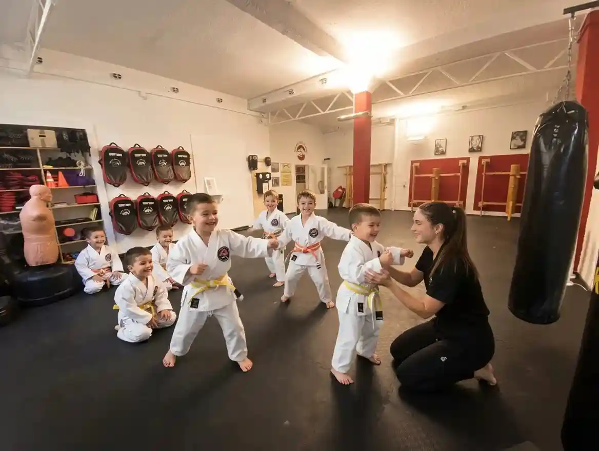 Tiny Tigers Kampfkunst Training für Kinder 4-6 Jahre im Martial Arts Center München