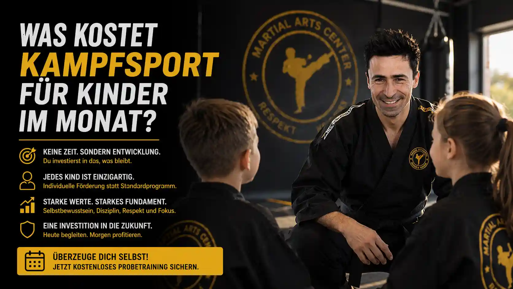 Was kostet Kampfsport für Kinder im Monat