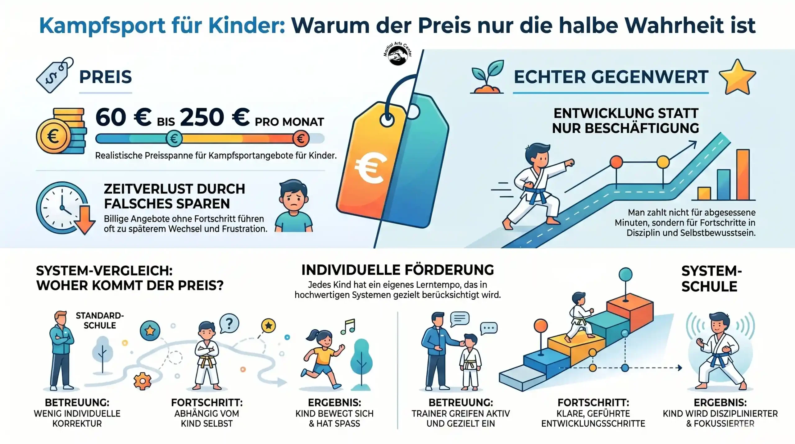 Kampfsport Kinder Kosten im Monat