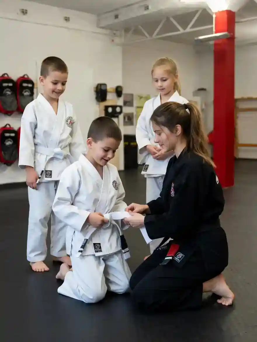 Kinder Training beim Familien Info Tag München im Martial Arts Center