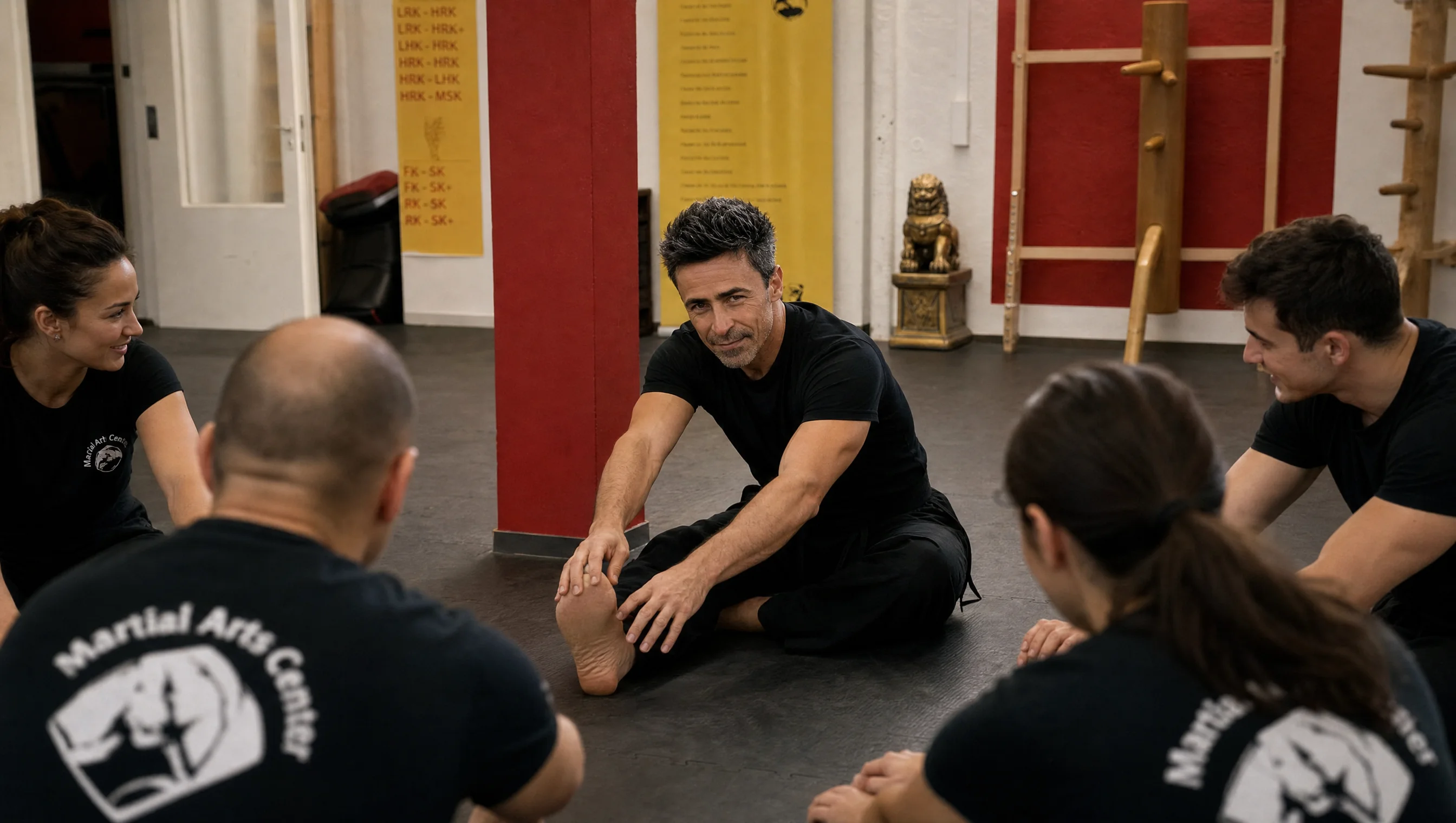 Trainingsgruppe im Martial Arts Center München-Haidhausen mit Großmeister Dusan Drazic