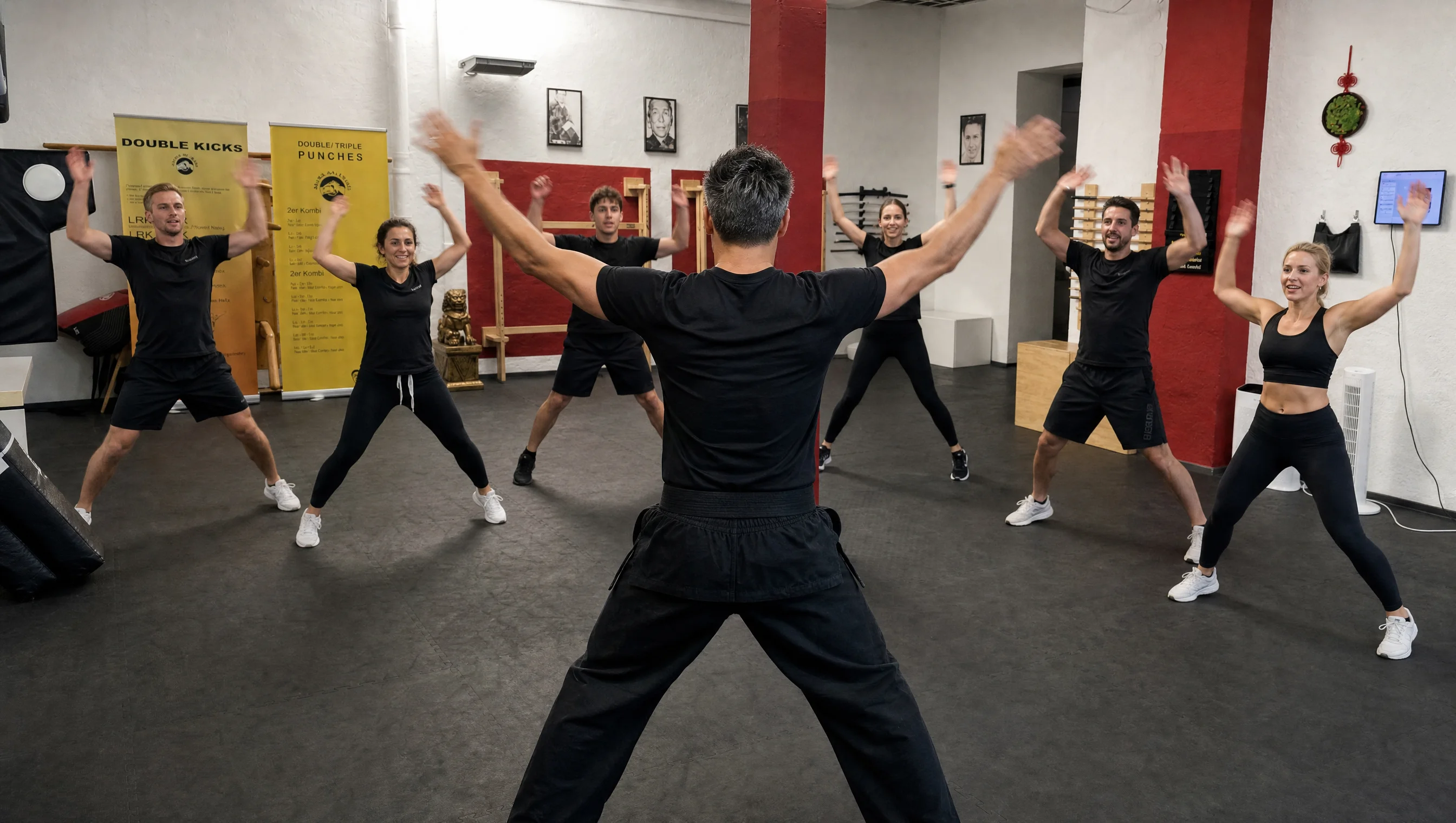 Kickboxen für Anfänger in München: Großmeister Dusan Drazic leitet das Gruppentraining im Martial Arts Center Haidhausen